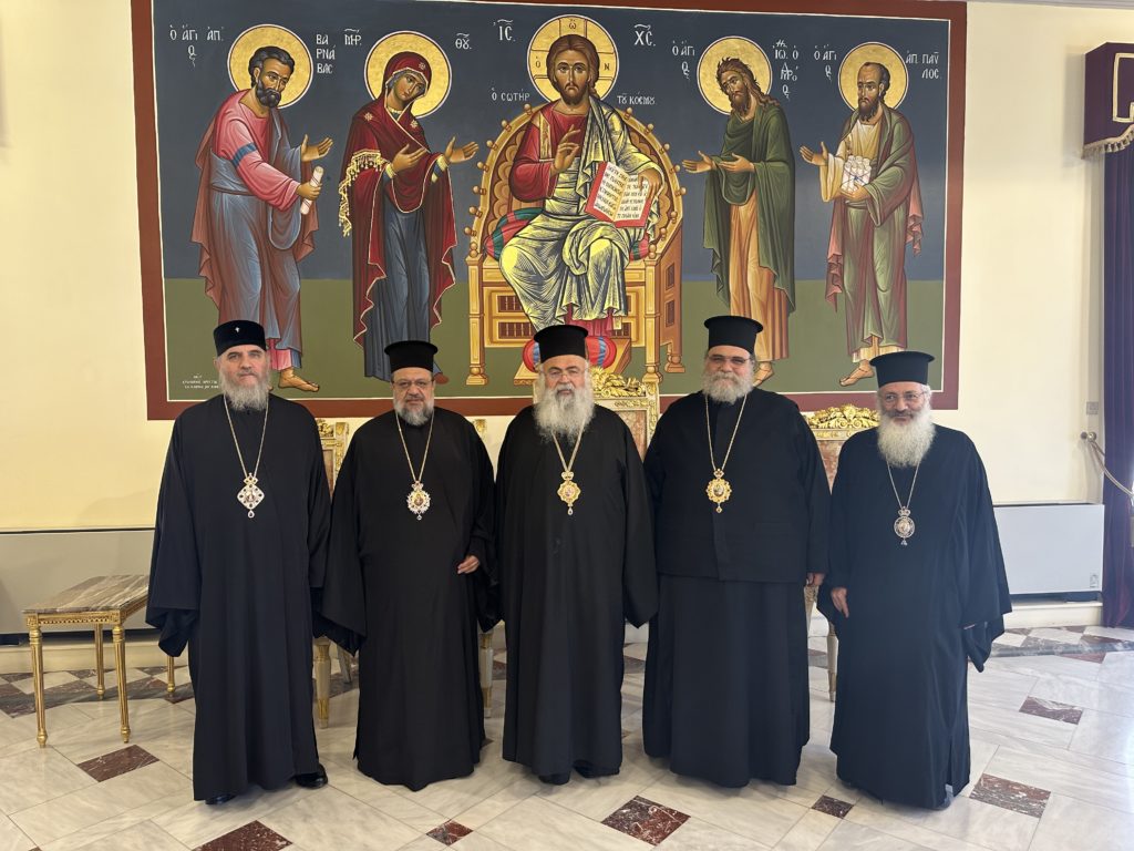 Ο Μητροπολίτης Μεσσηνίας στην Ιερατική Σύναξη της Αρχιεπισκοπής Κύπρου