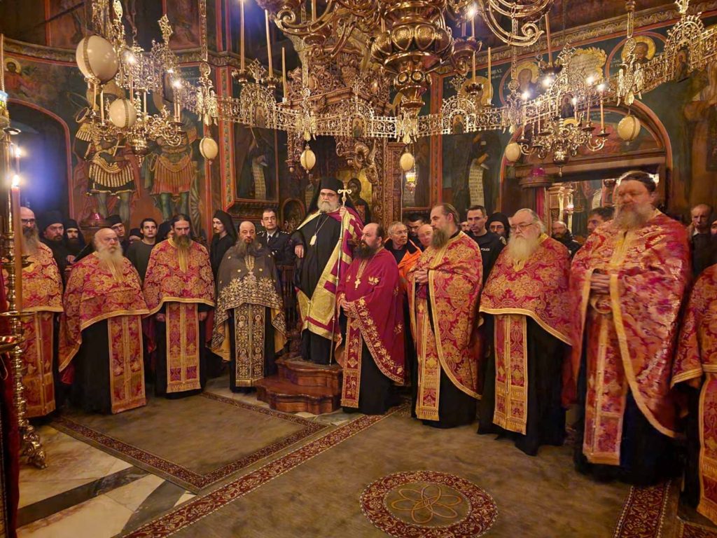 Λαμπρά εορτάστηκε η Παναγία η Γερόντισσα στην Ι.Μ. Παντοκράτορος Αγίου Όρους