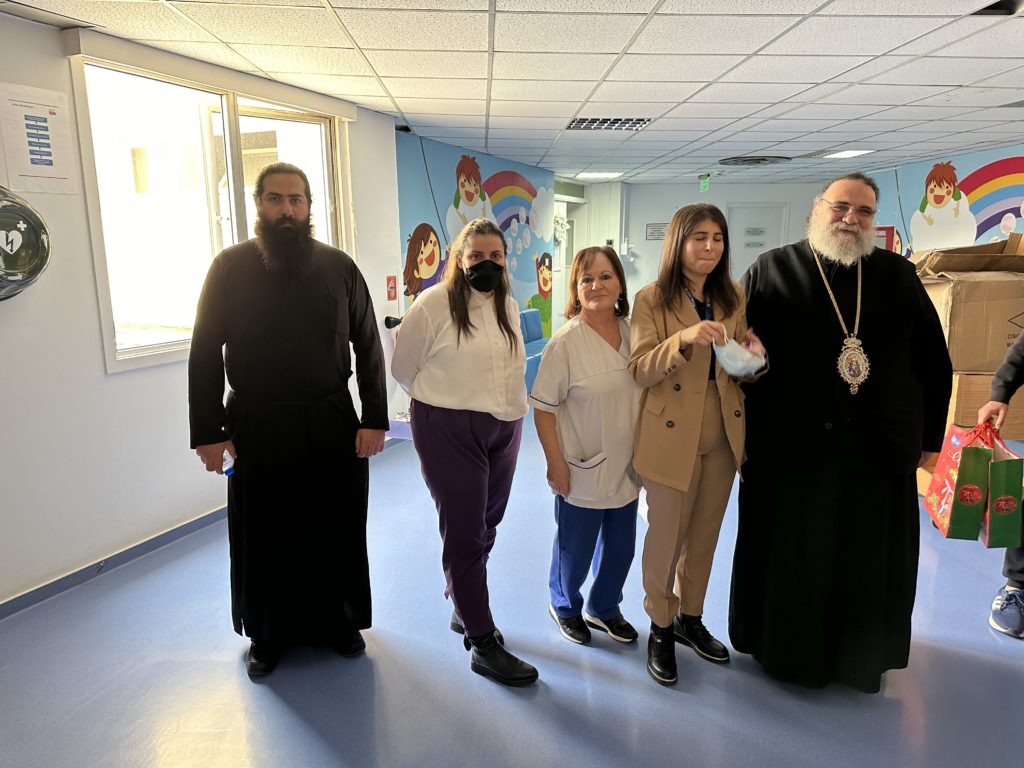 Επίσκεψη Μητροπολίτη Ταμασού στο Μακάρειο Νοσοκομείο