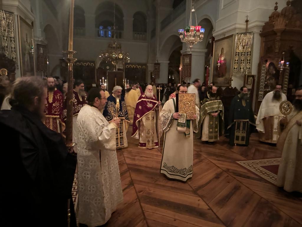 Η πανήγυρη του Αποστόλου Ανδρέου στην ομώνυμη Βατοπαιδινή Σκήτη (ΒΙΝΤΕΟ – ΦΩΤΟ)
