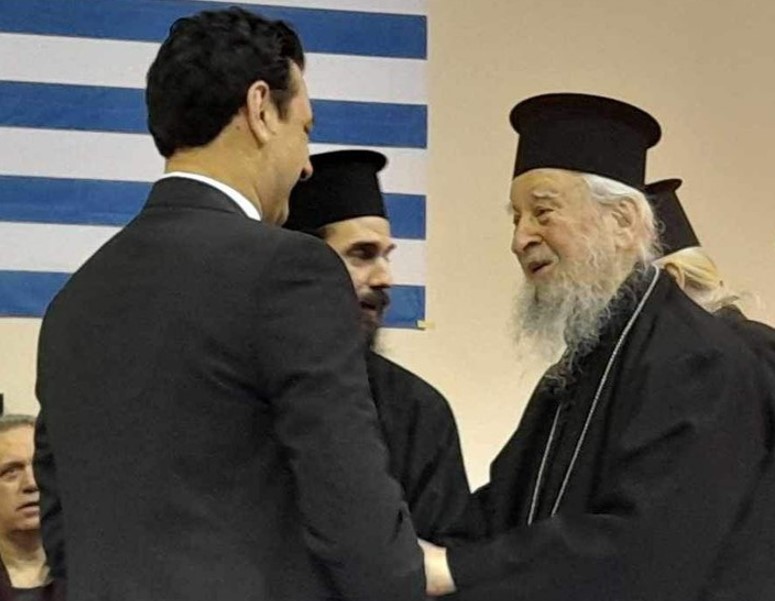 Ορκωμοσία Δημάρχου Κύμης-Αλιβερίου από τον Μητροπολίτη Καρυστίας