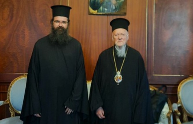 Ο Επίσκοπος Λακεδαιμονίας Θεόφιλος στο Οικουμενικό Πατριαρχείο