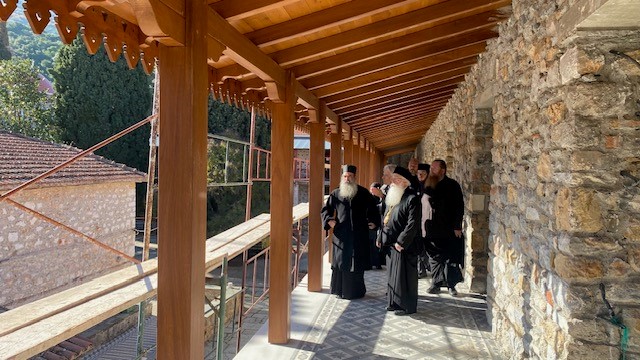 Επίσκεψη του Μητροπολίτη Δημητριάδος στην Παλαιά Ιερά Μονή Παναγίας κάτω Ξενιάς