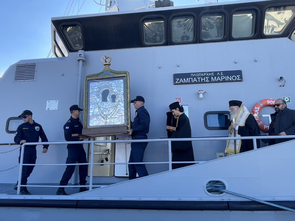 Η Χαριτόβρυτος Εικόνα της Παναγίας της Μυρτιδιώτισσας από τα Κύθηρα στην Κίσαμο (ΦΩΤΟ+ΒΙΝΤΕΟ)