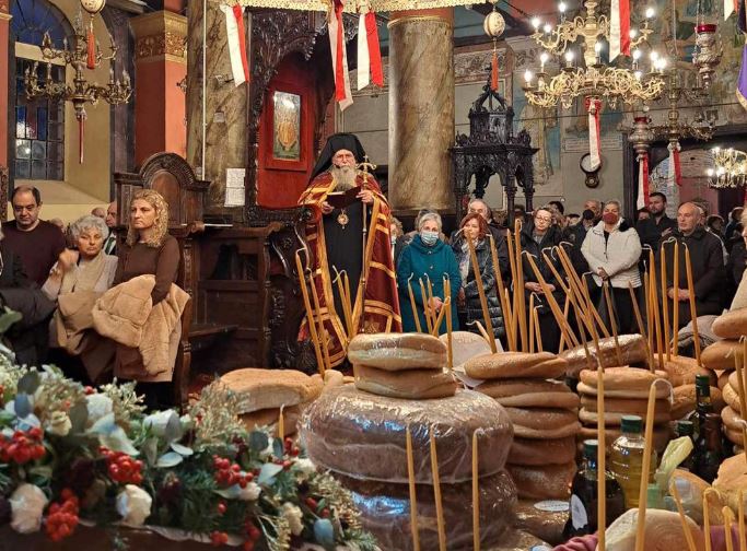 Πανηγυρικός Εσπερινός στην Ιερά Μονή Αγίας Αναστασίας της Φαρμακολυτρίας