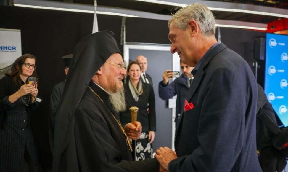‎البطريرك المسكوني في المنتدى العالمي للأمم المتحدة حول اللاجئين