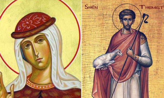 Dëshmore Juliana dhe 630 dëshmorët. Dëshmor Themistokliu. Petro i Moskës.