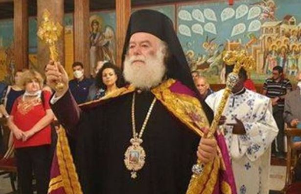 البابا ثيودروس يحتفل بعيد القديس سابا في الإسكندرية