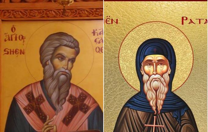 Apostujt Çezari/Qesari (i Durrësit), Apollo, Sostheni, Tihiku, Epafroditi nga të 70-t. Oshënar Patapi. Oshënar Sofroni.