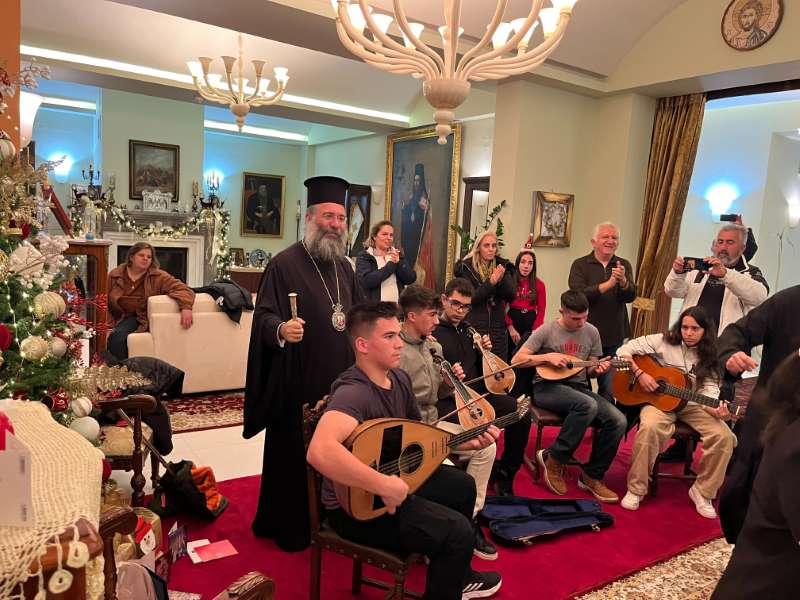 Εόρτιες επισκέψεις στην Ιερά Μητρόπολη Ρεθύμνης