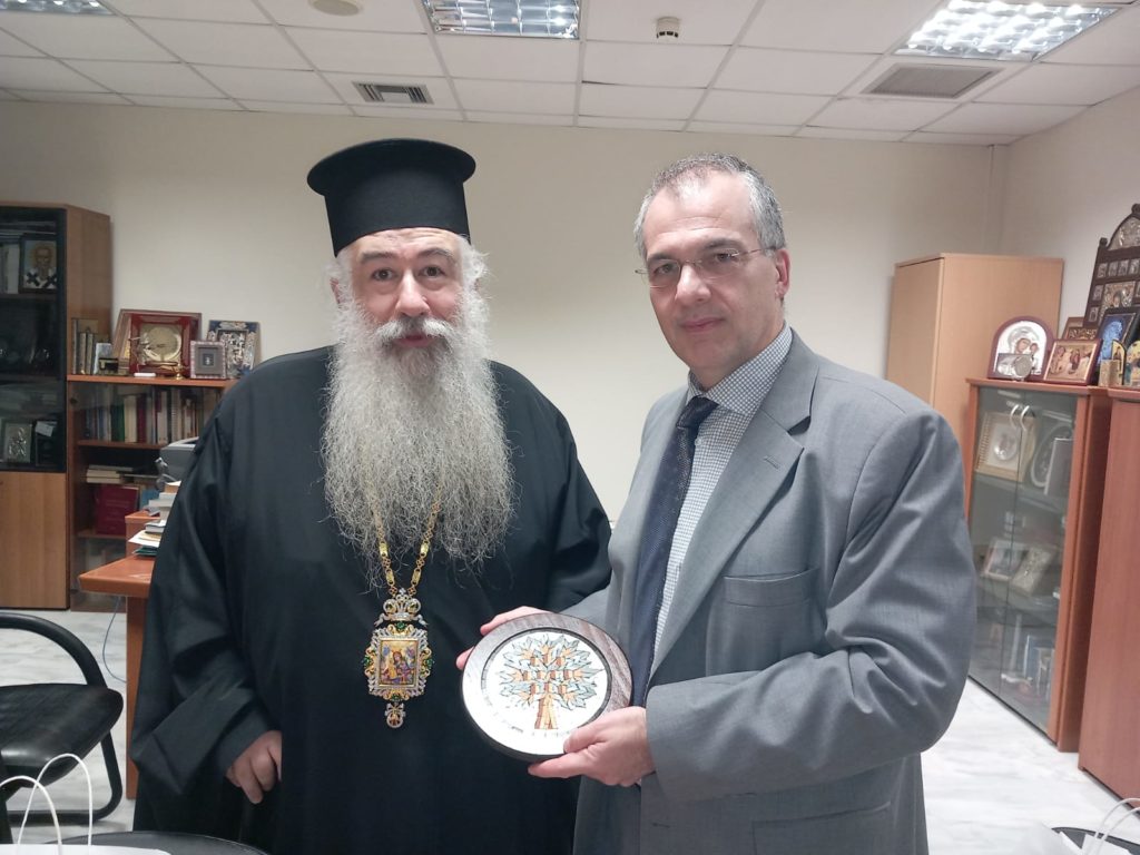 Συνάντηση Αρχιεπισκόπου Κυριακουπόλεως με τον Γενικό Γραμματέα Θρησκευμάτων, Γεώργιο Καλαντζή