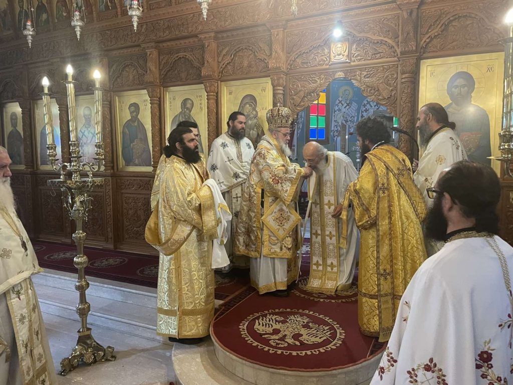 Χειροτονία Πρεσβυτέρου από τον Μητροπολίτη Κιτίου