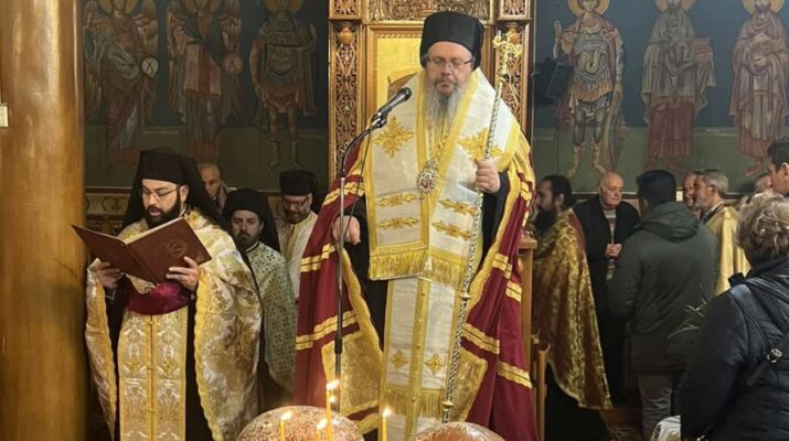 Ο πανηγυρικός Εσπερινός του Αγίου Σπυρίδωνος στην Κοιλάδα