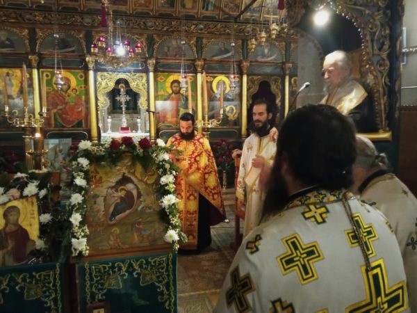 Ο Μητροπολίτης Καρυστίας στην εορτή του Αγίου Στεφάνου στην Ιερά Μονή Μεταμορφώσεως του Σωτήρος – Κύμης