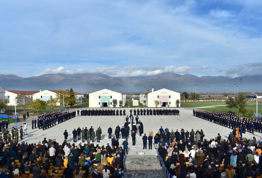 Ο Μητροπολίτης Μαρωνείας όρκισε τους Δόκιμους Αστυφύλακες στη Σχολή Αστυφυλάκων Κομοτηνής