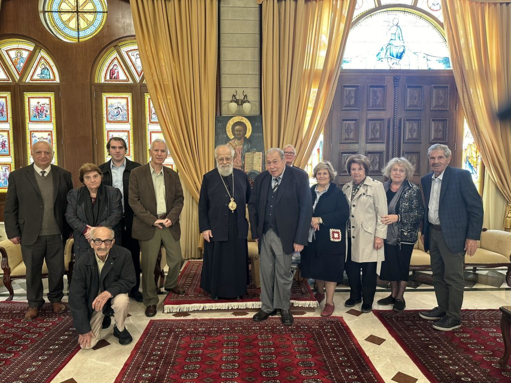 Επίσκεψη μελών Χριστιανικής Ένωσης Κυπρίων Επιστημόνων στον Μητροπολίτη Κωνσταντίας