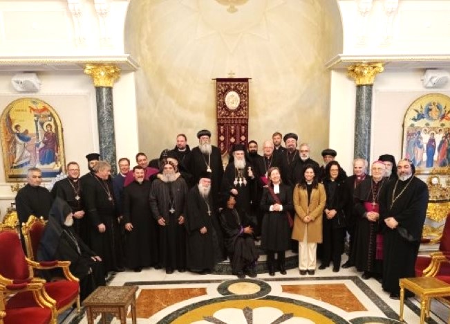 Το Πατριαρχείο Ιεροσολύμων επισκέφθηκαν 100 εκπρόσωποι των Δυτικών και Προχαλκηδόνιων Εκκλησιών (ΦΩΤΟ & ΒΙΝΤΕΟ)