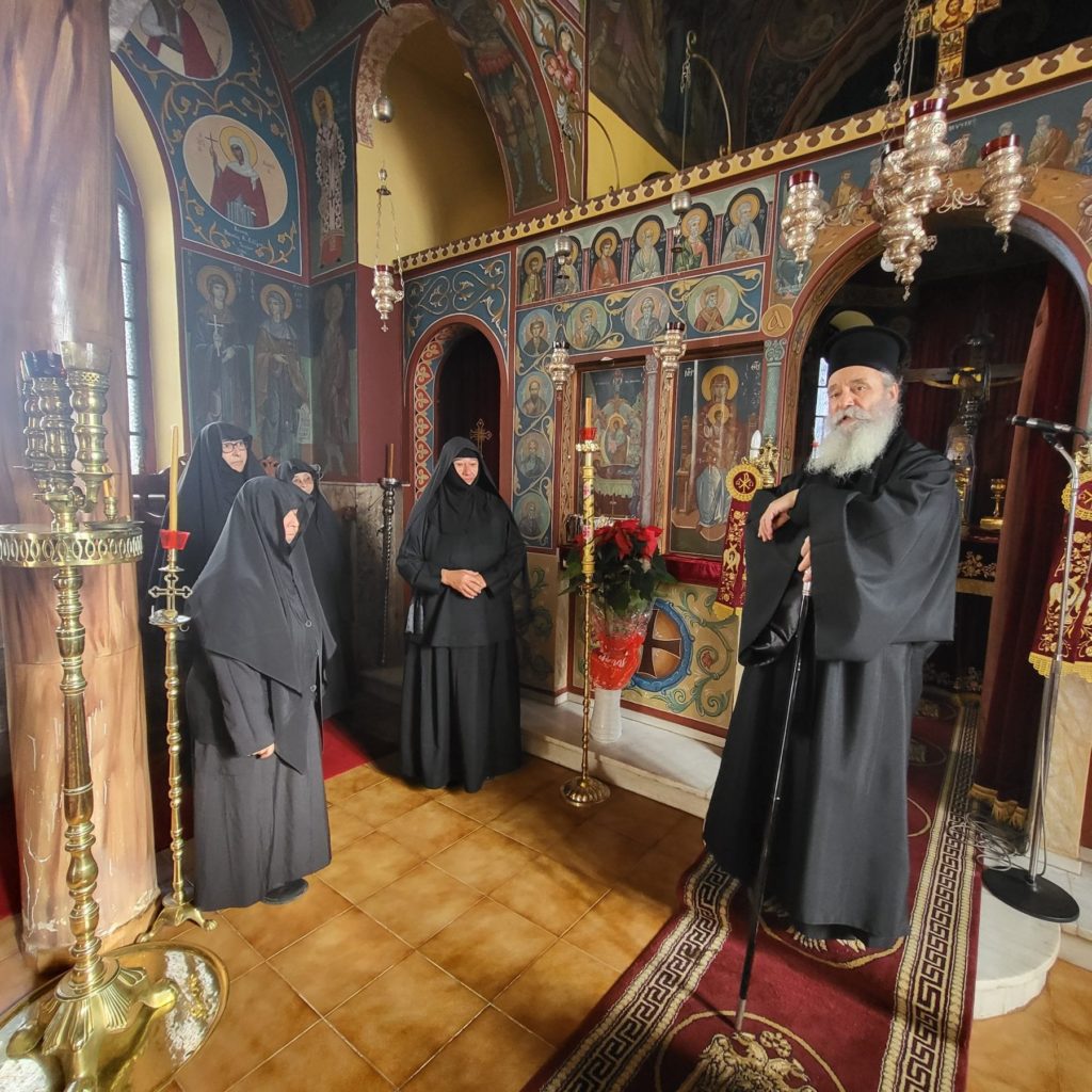 Ποιμαντική επίσκεψη του Μητροπολίτη Ύδρας στην Ιερά Μονή Παντανάσσης Κρανιδίου