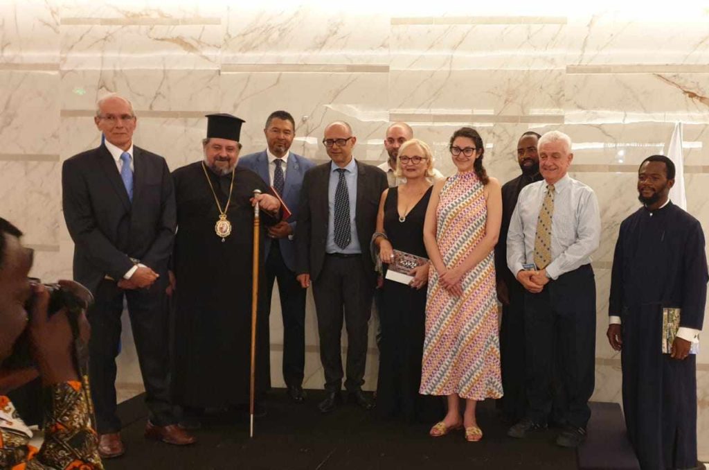 Ο Μητροπολίτης Ζάμπιας σε δεξίωση της Ελληνοκυπριακής κοινότητας στη Λουσάκα