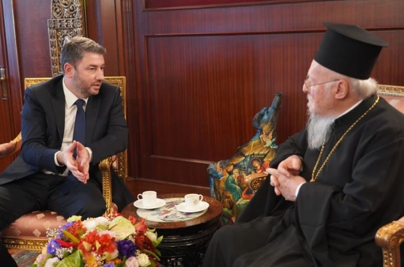 استقبال رئيس حزب باسوك _ كينال