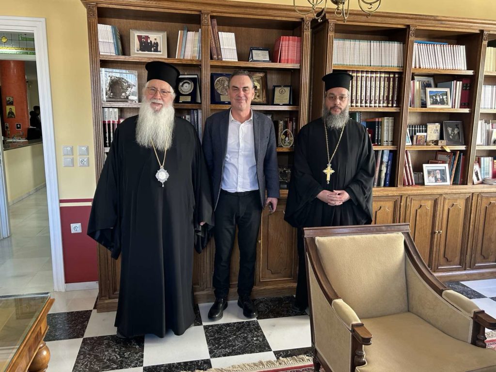 Συνάντηση Μητροπολίτη Θηβών με τον Δήμαρχο Λεβαδέων