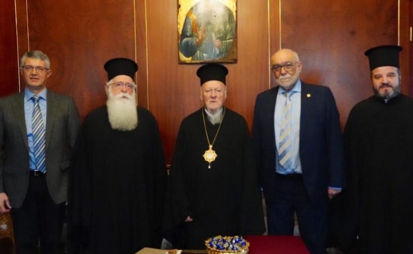 الكلي القداسة يستقبل وفد من جمعية الكتاب المقدس الهيلينية