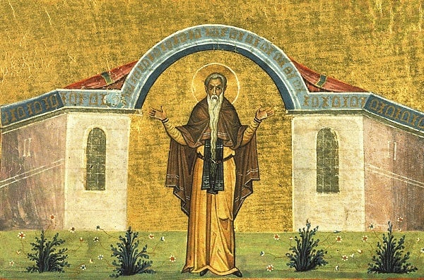 Άγιος Ευθύμιος ο Μέγας – Εμφανίζεται σε Σαρακηνό και τον καλεί για την θεραπεία του και η μεταστροφή των ομοεθνών του