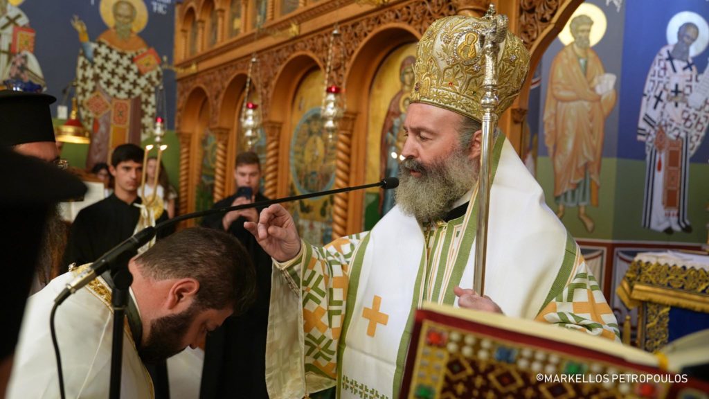 Χειροθεσία Πνευματικού από τον Αρχιεπίσκοπο Αυστραλίας