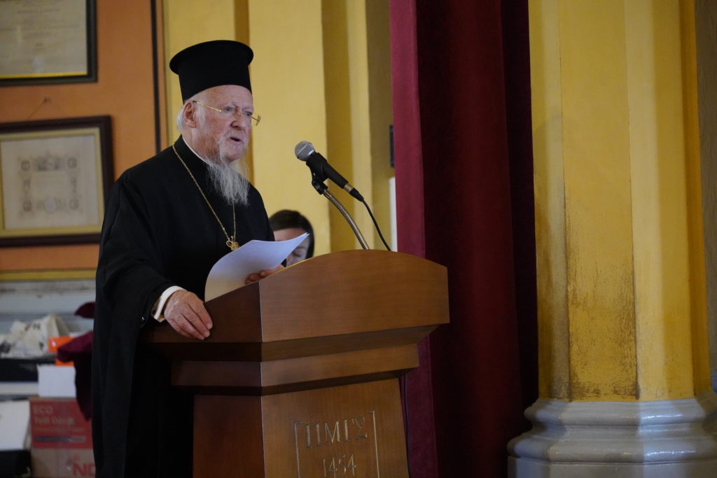 Ο Οικουμενικός Πατριάρχης για τις προκλήσεις της αποκατάστασης και το μέλλον του ιστορικού Ελληνικού Ορφανοτροφείου της Πριγκήπου