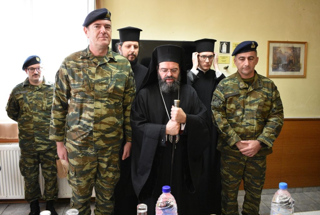 Ο Μητροπολίτης Μαρωνείας στο Φυλάκιο Οχυρού Νυμφαίας