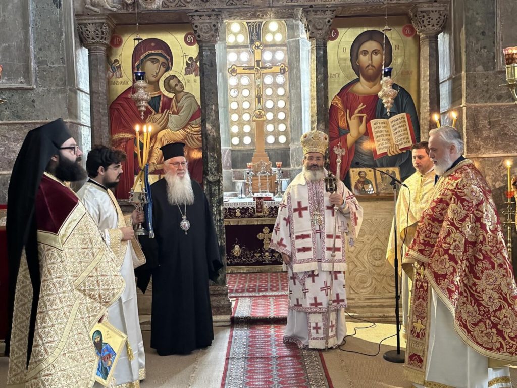 Η εορτή του Αγίου Γρηγορίου του Θεολόγου στην Ιερά Μονή Οσίου Λουκά στο Στείρι Βοιωτίας