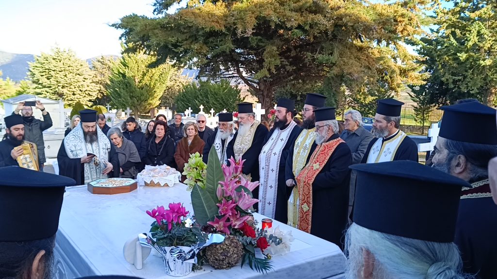 Τρισάγιο για τον μακαριστό Μητροπολίτη Μαντινείας Αλέξανδρο τέλεσε ο Επίσκοπος Τεγέας