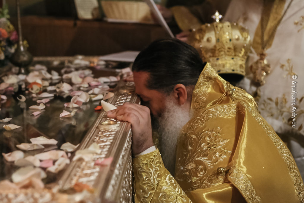 Φθιώτιδος Συμεών: «Προσφέρετε στον Όσιο Βησσαρίωνα τον εαυτό σας»