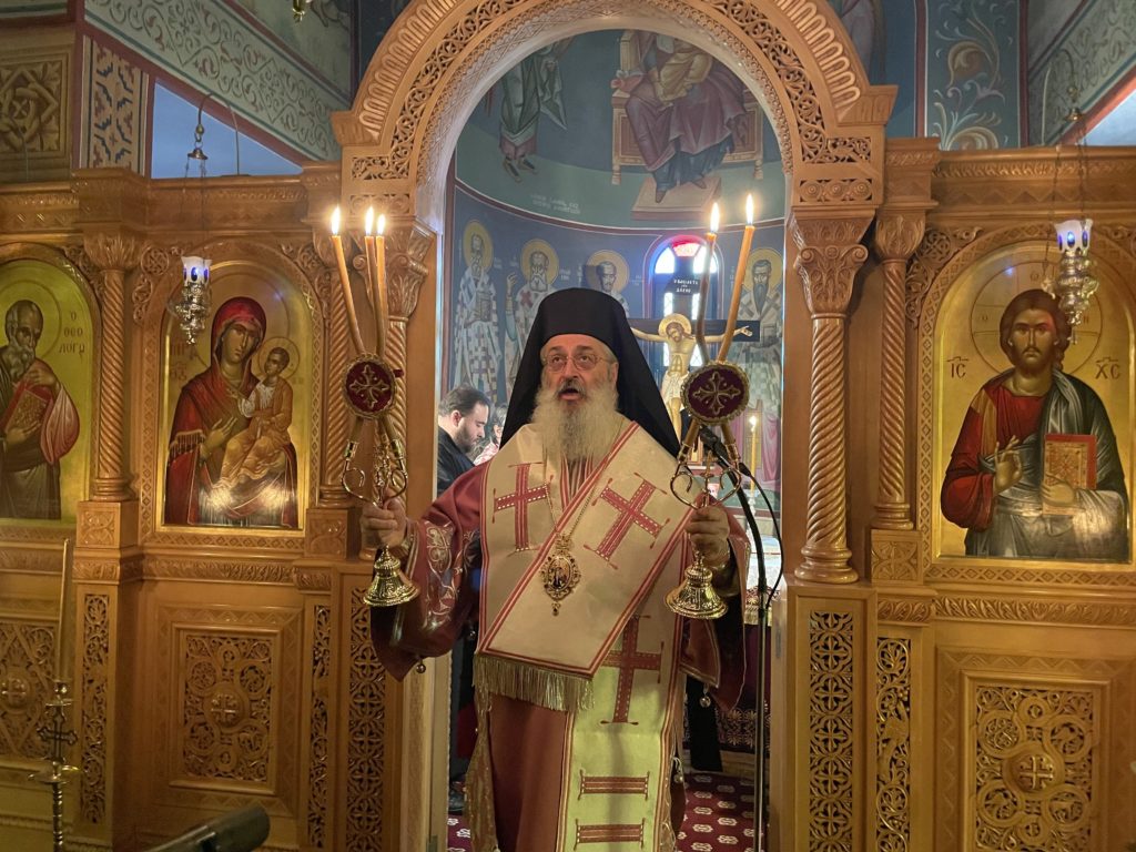 Ο Μητροπολίτης Αλεξανδρουπόλεως στην Ιερά Μονή Αγίου Ιωάννου Θεολόγου Αετοχωρίου