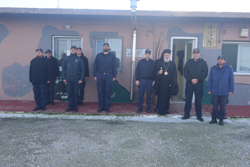 Ο Μητροπολίτης Σύρου επισκέφθηκε την Πολεμική Ναυτική Βάση Αμμολόχου Άνδρου