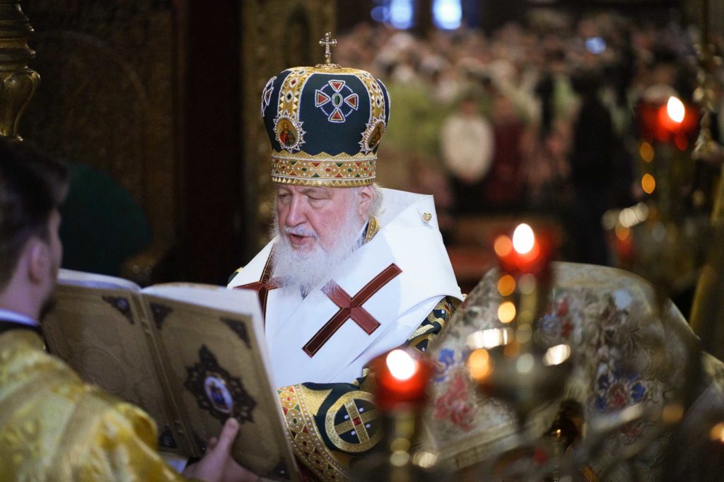 В день памяти святителя Петра Московского Предстоятель Русской Церкви совершил Литургию в Успенском соборе Московского Кремля