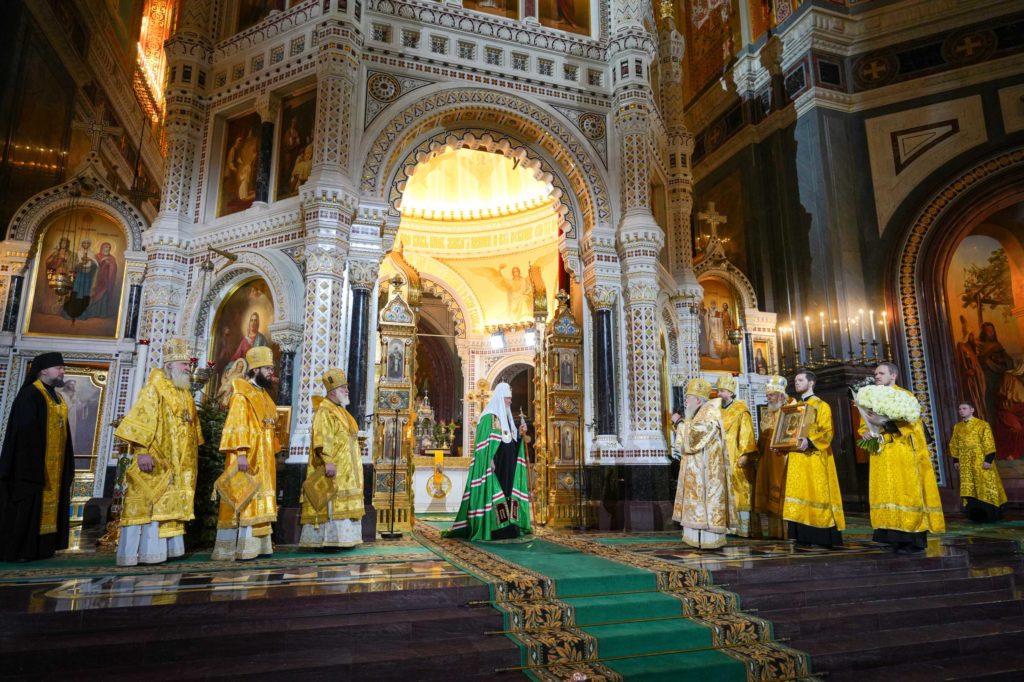 Патриаршее слово после великой вечерни в праздник Рождества Христова