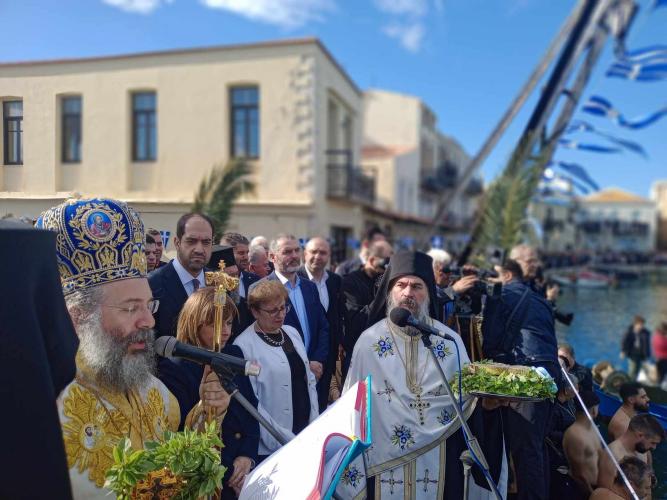 Παρουσία της Προέδρου της Δημοκρατίας ο Αγιασμός των Υδάτων στο Ρέθυμνο