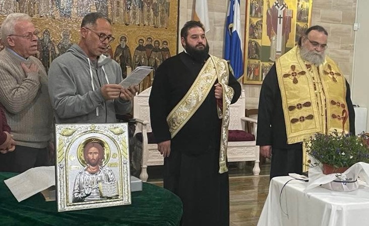 Ο Μητροπολίτης Ταμασού ευλόγησε τη Βασιλόπιτα της χορωδίας «Ταμασέων Ωδές»