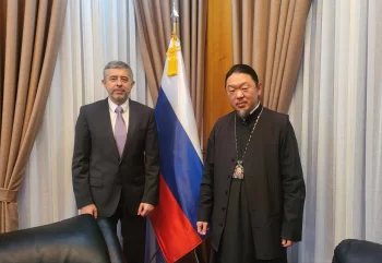 Архиепископ Корейский Феофан встретился с новоназначенным послом России в Республике Корея