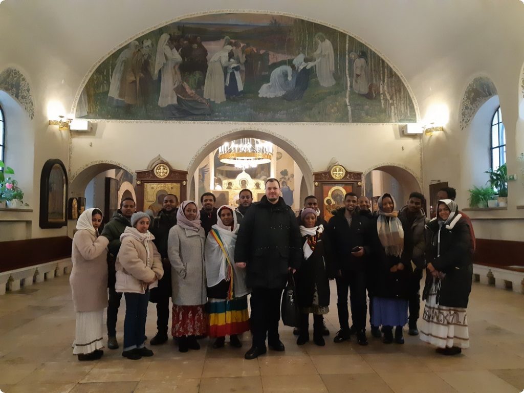 В Марфо-Мариинской обители состоялась Рождественская встреча с участием представителя ОВЦС и членов эфиопской общины Москвы