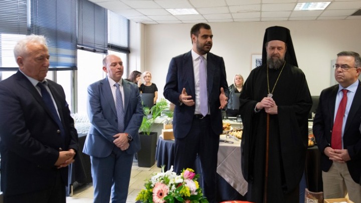 Ο Μητροπολίτης Θεσσαλονίκης στην κοπή Βασιλόπιτας του Αθηναϊκού-Μακεδονικού Πρακτορείου Ειδήσεων