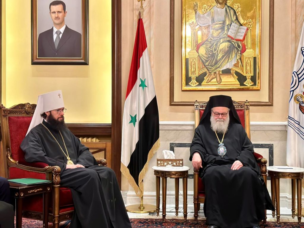 სსკგ-ის თავმჯდომარე ანტიოქიის მართლმადიდებელი ეკლესიის წინამძღვარს შეხვდა