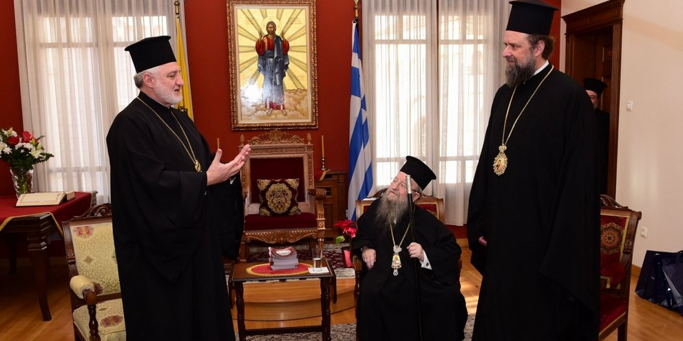 Την Ιερά Μητρόπολη Θεσσαλονίκης επισκέφθηκε ο Αρχιεπίσκοπος Αμερικής (ΒΙΝΤΕΟ)