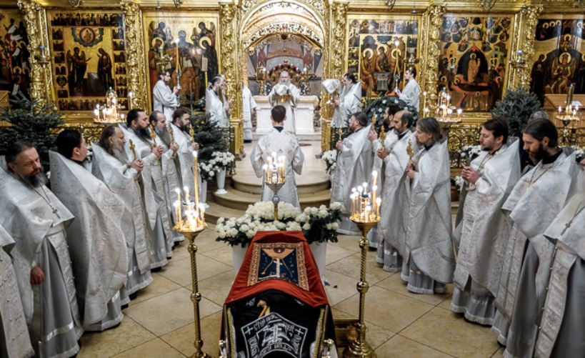 В Троице-Сергиевой лавре простились с архимандритом Илией (Рейзмиром)