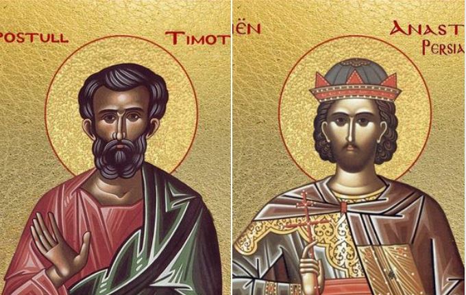 Apostull Timotheu nga të 70-t. Oshënar dëshmor Anastas Persiani