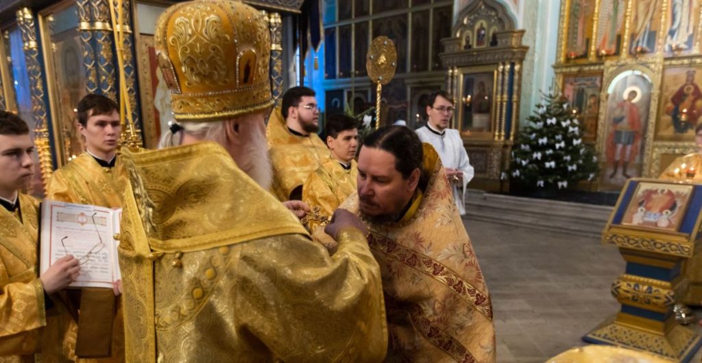 Иеромонах Филарет (Тихонов), избранный епископом Бакинским и Азербайджанским, возведен в сан архимандрита