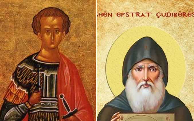 Dëshmor Poliefkti. Oshënar Efstrati, çudibërës. Dëshmoret Andonina, Domna. Filipi, mitropolit i Moskës