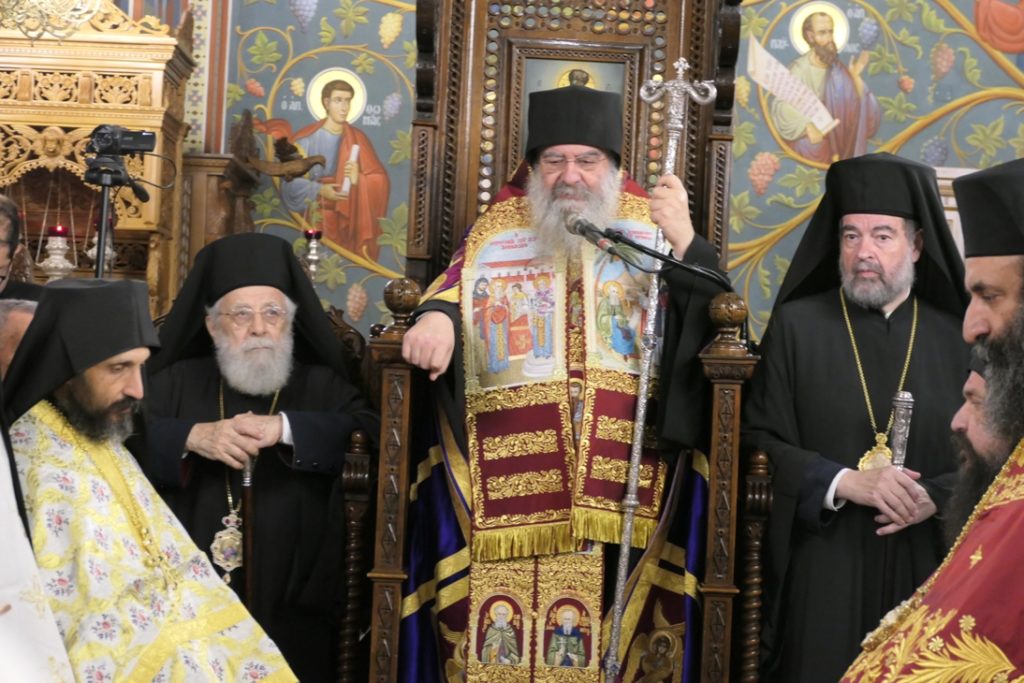 Πολυαρχιερατικός Εσπερινός Ονομαστηρίων Μητροπολίτη Λεμεσού (ΦΩΤΟ)