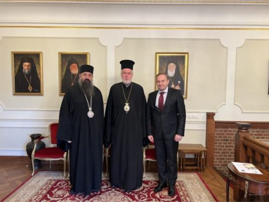 Ιεράρχης της Αρχιεπισκοπής Αχρίδος στον Μητροπολίτη Βελγίου
